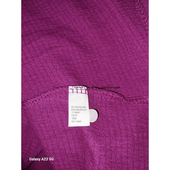 Lane Bryant Womens Swing Tank Plus Size 18/20 Purple Peplum V Neck Sleeveless - Picture 7 of 7